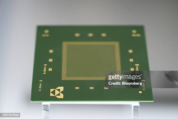 Ceramic package manufactured by Kyocera Corp. Is displayed in a showroom at the company's headquarters in Kyoto, Japan, on Friday, Oct. 23, 2015....