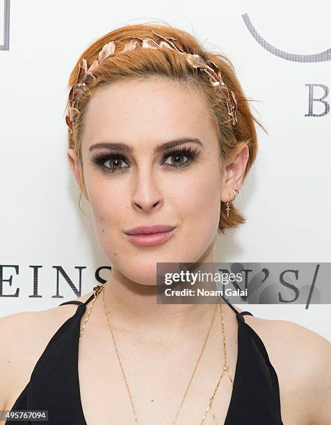 Rumer Willis attends 54 Below on November 4, 2015 in New York City.