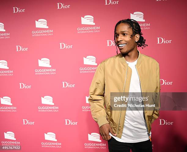 Rocky attends the 2015 Guggenheim International Gala Pre-Party made possible by Dior at Solomon R. Guggenheim Museum on November 4, 2015 in New York...