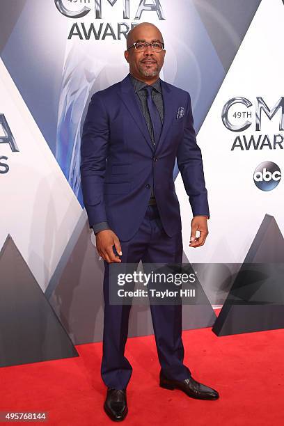 Darius Rucker attends the 49th annual CMA Awards at the Bridgestone Arena on November 4, 2015 in Nashville, Tennessee.