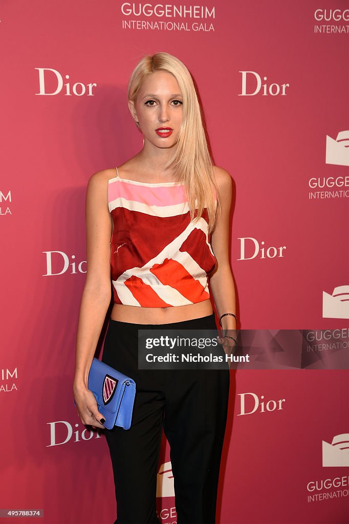 2015 Guggenheim International Gala Pre-Party Made possible By Dior