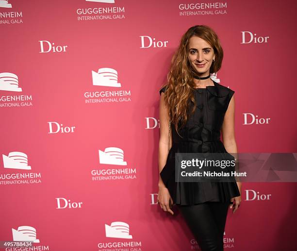 Alexia Niedzielski attends the 2015 Guggenheim International Gala Pre-Party made possible by Dior at Solomon R. Guggenheim Museum on November 4, 2015...