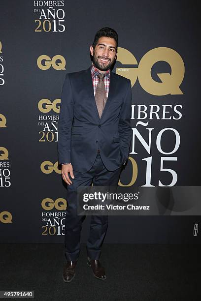 Ianis Guerrero attends the GQ Mexico Men of The Year 2015 awards at Live Aqua Bosques hotel on November 4, 2015 in Mexico City, Mexico.