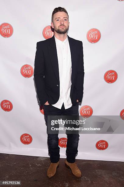 Justin Timberlake attends the CMA After Party at Citizen hosted by Justin Timberlake and Sauza 901 Tequila on November 4, 2015 in Nashville,...