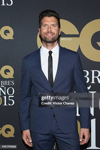 Mauricio Martinez attends the GQ Mexico Men of The Year 2015 awards at Live Aqua Bosques hotel on November 4, 2015 in Mexico City, Mexico.