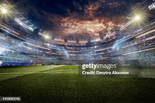 Superbe stade de football Superbe stade de football