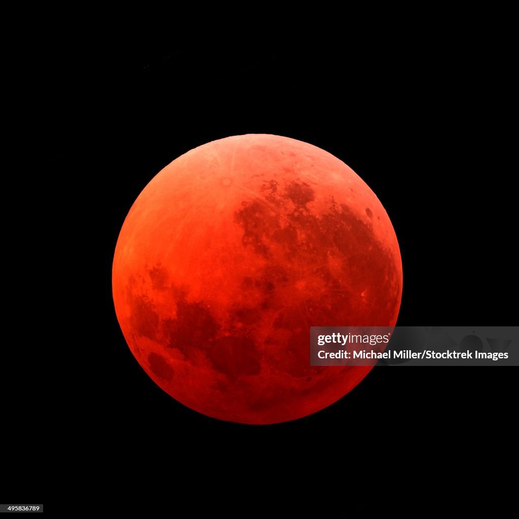 Lunar Eclipse Taken On April 15 2014 HighRes Stock Photo Getty Images