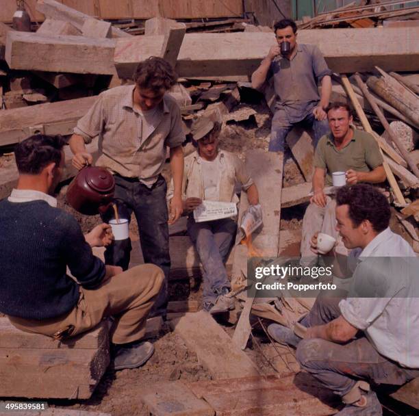 Builders Tea Break 222 Builders Tea Break Stock Photos, High-Res Pictures, and Images ...