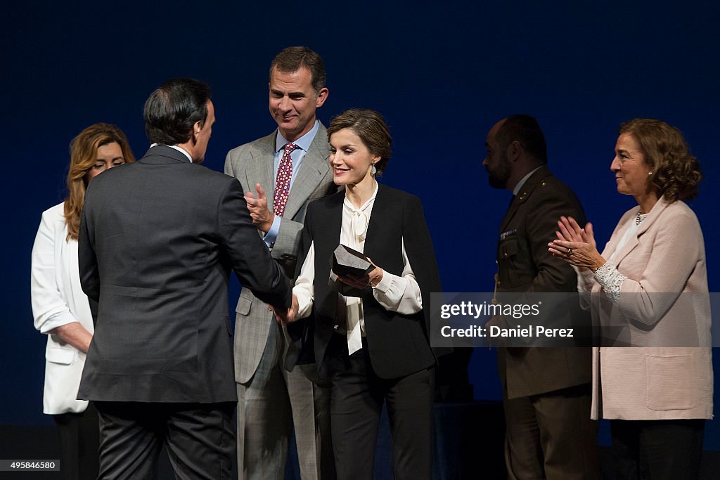 Spanish Royals Attend the Innovation and Design Awards 2015