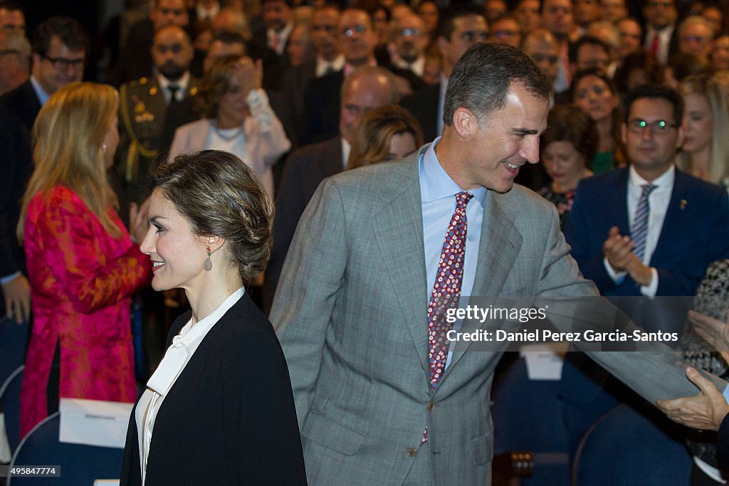 Spanish Royals Attend the Innovation and Design Awards 2015