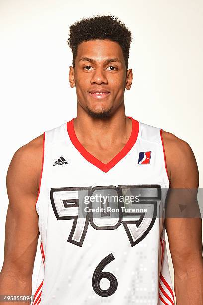 Axel Toupane of the Toronto 905 poses for a head shot during the NBA D-League Media Day on November 4, 2015 at the Hershey Centre in Mississauga,...
