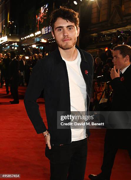 Alfie Deyes attends the UK Premiere of "The Hunger Games: Mockingjay Part 2" at Odeon Leicester Square on November 5, 2015 in London, England.