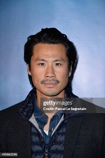 Frederic Chau attends a photocall prior to the "Amaluna" show from Cirque Du Soleil at Parc de Bagatelle on November 5, 2015 in Paris, France.