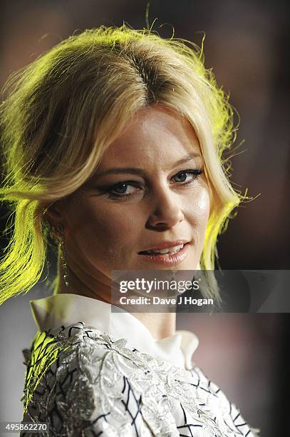 Elizabeth Banks attends The Hunger Games: Mockingjay Part 2 - UK Premiere at Odeon Leicester Square on November 5, 2015 in London, England.