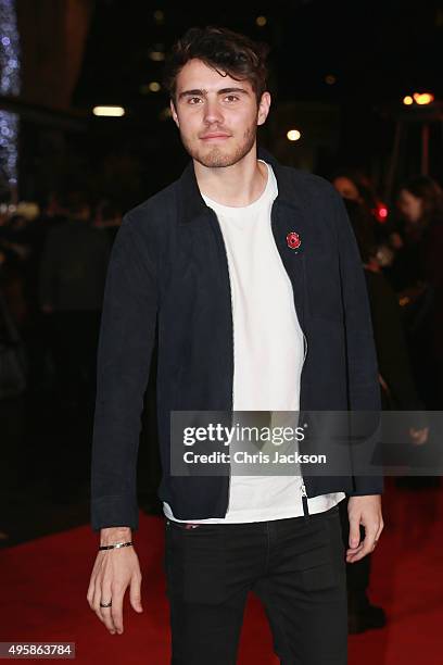 Alfie Deyes attends "The Hunger Games: Mockingjay Part 2" UK Premiere at the Odeon Leicester Square on November 5, 2015 in London, England.