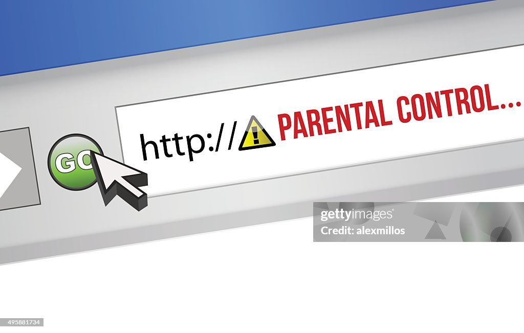 Alert Control Jpg Parental Control Alert Sign High-Res Vector Graphic - Getty Images