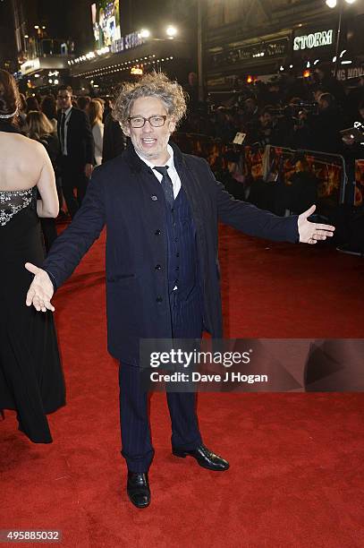 Dexter Fletcher attends The Hunger Games: Mockingjay Part 2 - UK Premiere at Odeon Leicester Square on November 5, 2015 in London, England.