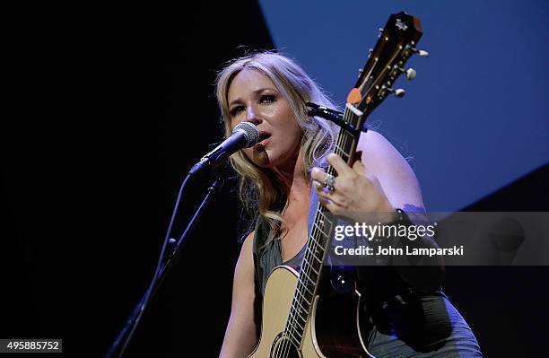 Singer/songwriter Jewel attends 6th Annual Voss Foundation Women Helping Women New York Luncheon at Stephen Weiss Studio on November 5, 2015 in New...