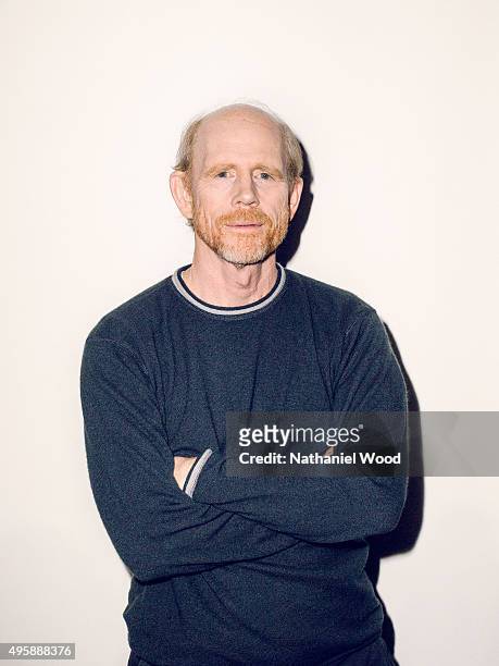 Director Ron Howard is photographed for The Wrap on October 26, 2015 in Los Angeles, California. PUBLISHED IMAGE.