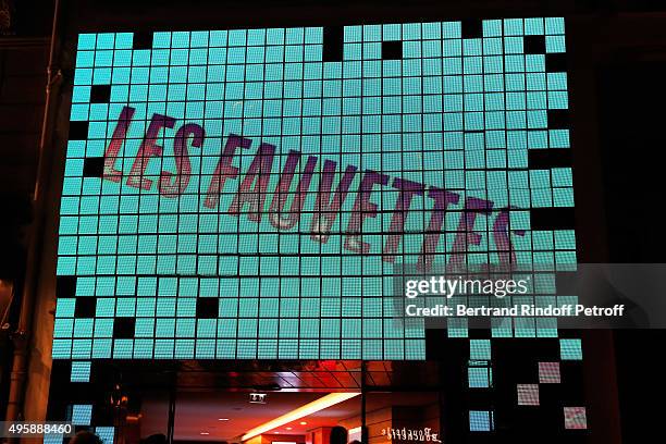 Illustration view of the Cinema 'Les Fauvettes' : Opening Ceremony on November 5, 2015 in Paris, France.