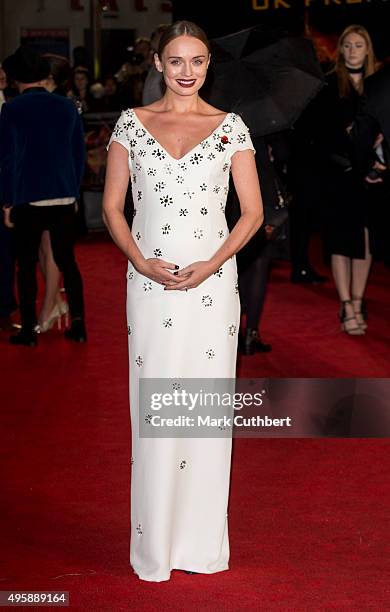 Laura Haddock attends "The Hunger Games: Mockingjay Part 2" UK premiere at Odeon Leicester Square on November 5, 2015 in London, England.