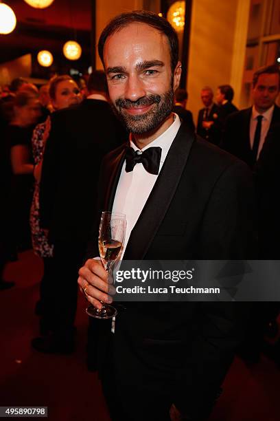 Ivan Strano attends the GQ Men of the year Award 2015 after show party at Komische Oper on November 5, 2015 in Berlin, Germany.