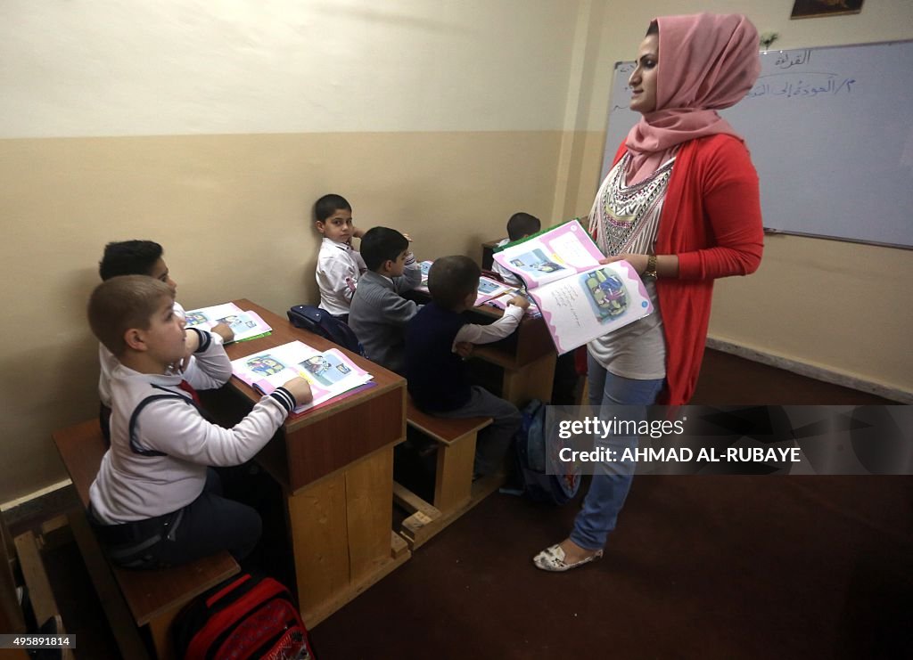 IRAQ-CONFLICT-EDUCATION-SCHOOL