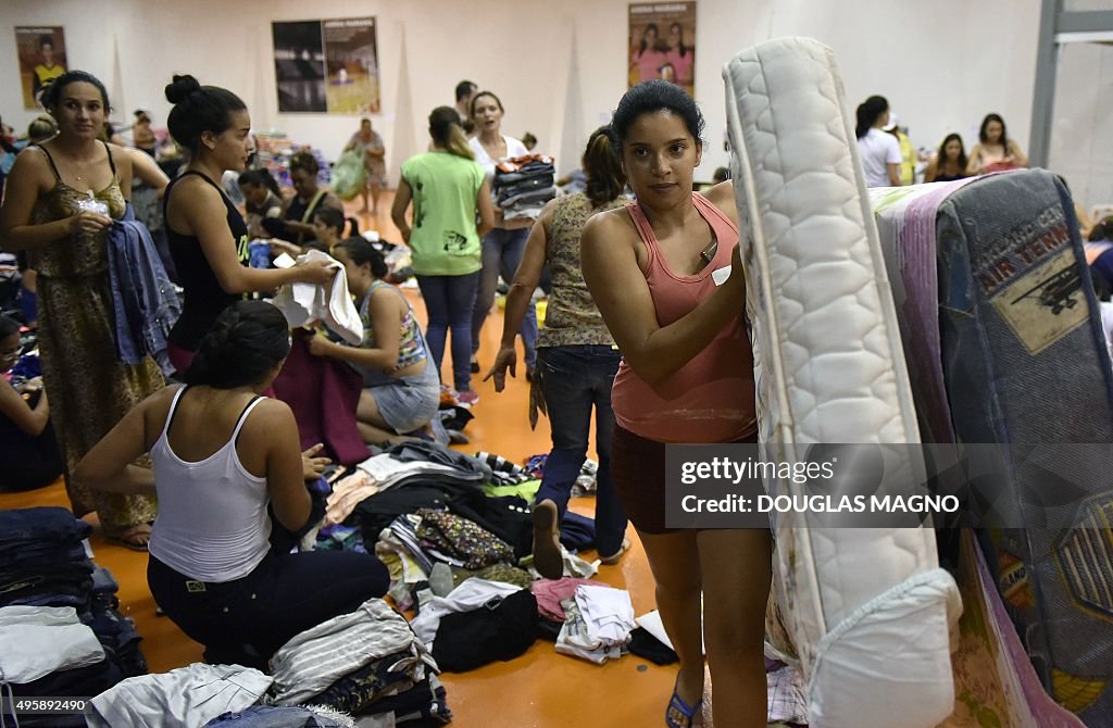 BRAZIL-MINING-DAM-ACCIDENT-EVACUEES