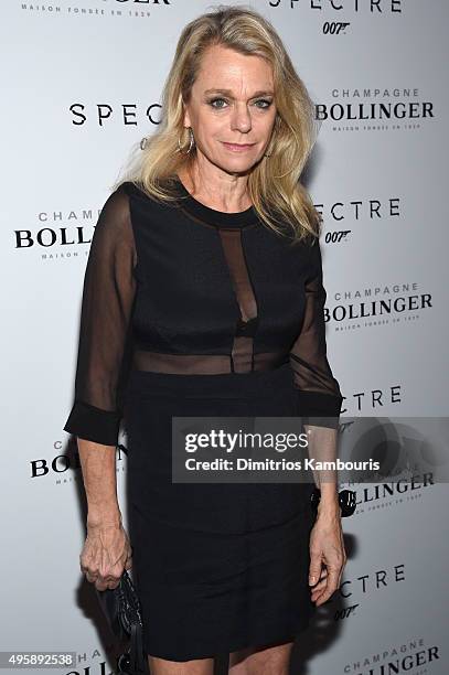 Debbie Bancroft attends the "Spectre" pre-release screening hosted by Champagne Bollinger and The Cinema Society at the IFC Center on November 5,...