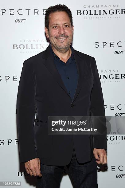 Producer Darren Star attends the "Spectre" pre-release screening hosted by Champagne Bollinger and The Cinema Society at the IFC Center on November...