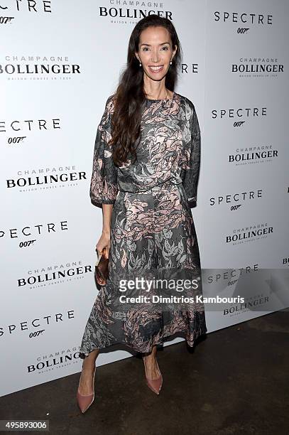 Olivia Chantecaille attends the "Spectre" pre-release screening hosted by Champagne Bollinger and The Cinema Society at the IFC Center on November 5,...