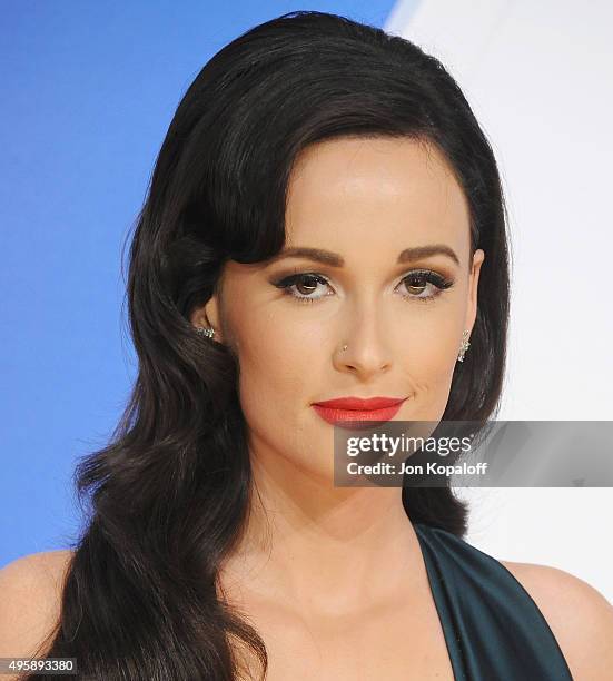 Singer Kacey Musgraves attends the 49th annual CMA Awards at the Bridgestone Arena on November 4, 2015 in Nashville, Tennessee.