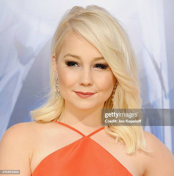 Singer RaeLynn attends the 49th annual CMA Awards at the Bridgestone Arena on November 4, 2015 in Nashville, Tennessee.