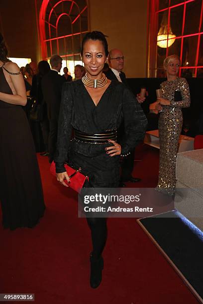 Minh-Khai Phan-Thi attends the GQ Men of the year Award 2015 after show party at Komische Oper on November 5, 2015 in Berlin, Germany.