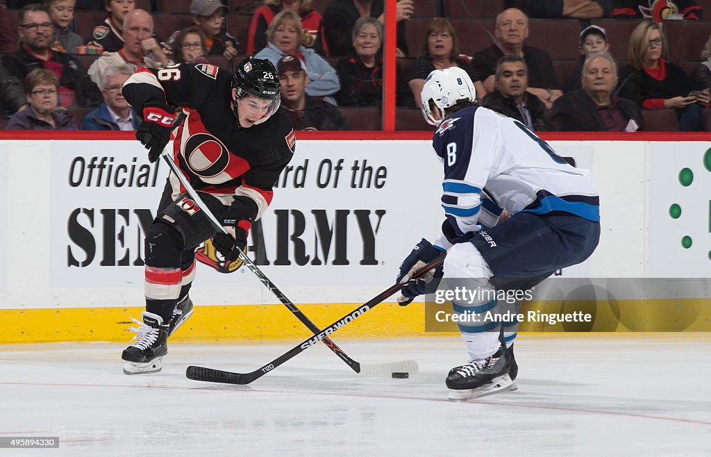 Winnipeg Jets v Ottawa Senators