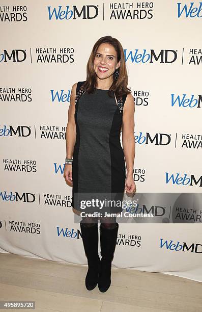 Singer Mary McBride attends the 2015 Health Hero Awards hosted by WebMD at The Times Cente on November 5, 2015 in New York City.