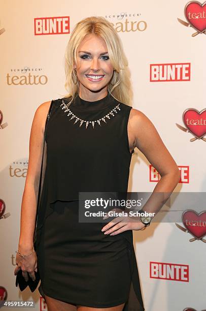 Denise Cotte, Playmate, during the VIP premiere of Schubecks Teatro's program 'Herzstuecke' at Spiegelzelt on November 5, 2015 in Munich, Germany.