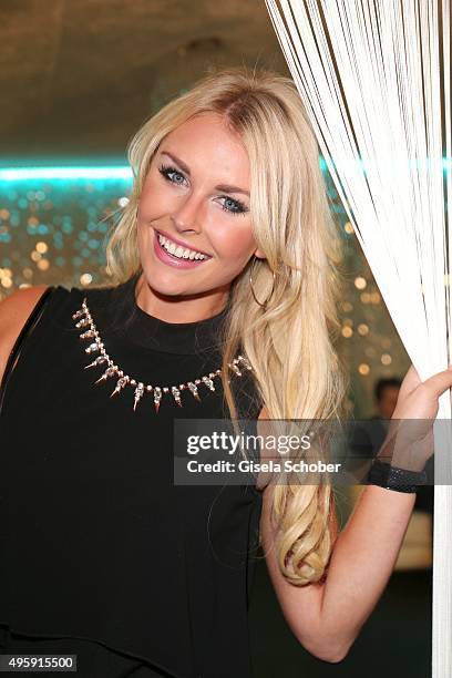 Denise Cotte, Playmate, during the VIP premiere of Schubecks Teatro's program 'Herzstuecke' at Spiegelzelt on November 5, 2015 in Munich, Germany.