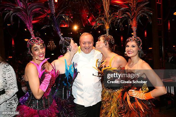 Alfons Schuhbeck during the VIP premiere of Schubecks Teatro's program 'Herzstuecke' at Spiegelzelt on November 5, 2015 in Munich, Germany.