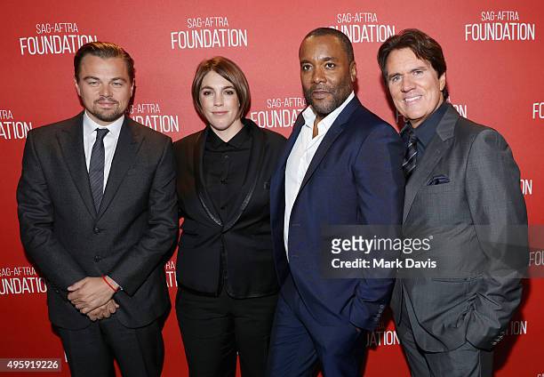 Honorees Leonardo DiCaprio, Megan Ellison, Lee Daniels and Rob Marshall attend the Screen Actors Guild Foundation 30th Anniversary Celebration at...