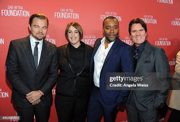 Honorees Leonardo DiCaprio, Megan Ellison, Lee Daniels and Rob Marshall attend the Screen Actors Guild Foundation 30th Anniversary Celebration at...