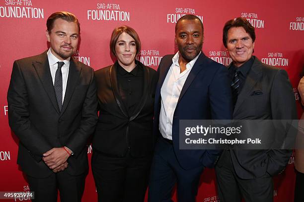 Honorees Leonardo DiCaprio, Megan Ellison, Lee Daniels and Rob Marshall attend the Screen Actors Guild Foundation 30th Anniversary Celebration at...