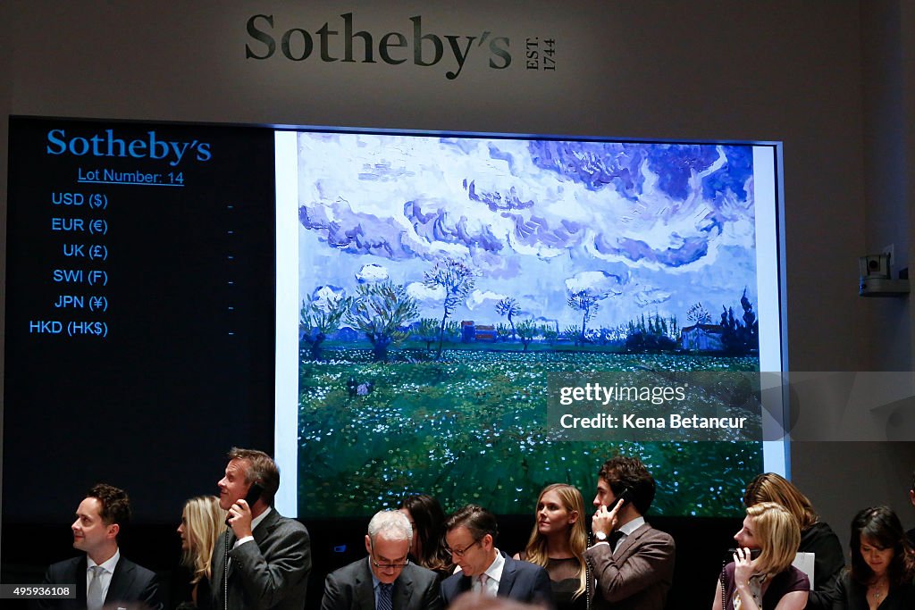 Sotheby's Impressionist And Modern Art Auction Expected To Bring Record Sales