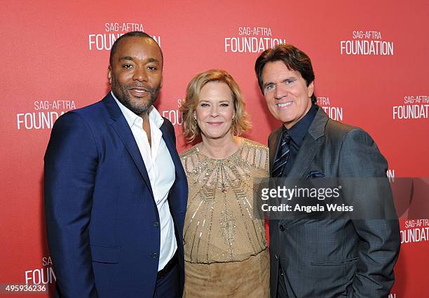 Honoree Lee Daniels, SAG Foundation President JoBeth Williams and honoree Rob Marshall attend the Screen Actors Guild Foundation 30th Anniversary...