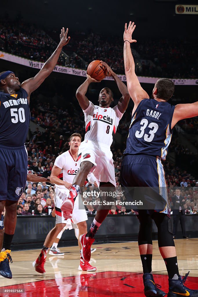 Memphis Grizzlies v Portland Trail Blazers