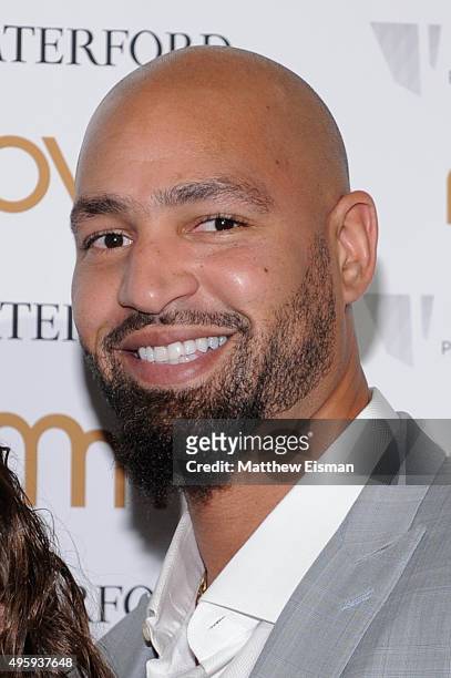 Jerramy Stevens attends Moves 2015 Power Women Awards Gala at India House Club on November 5, 2015 in New York City.