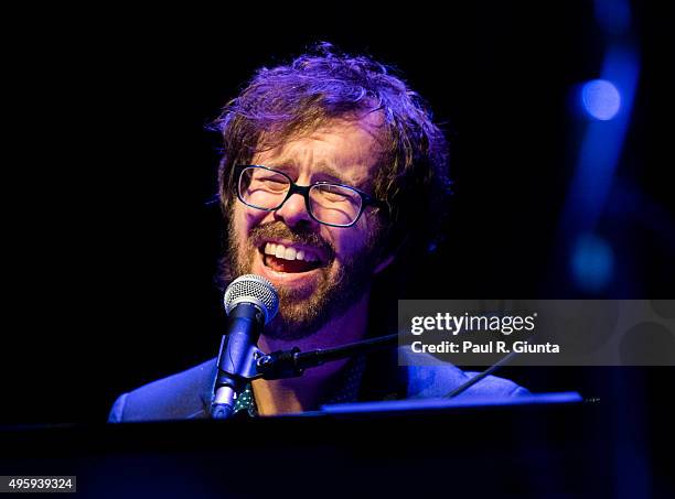 Ben Folds performs on stage at The Tabernacle on November 5, 2015 in Atlanta, Georgia.