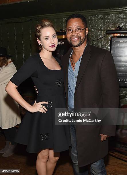 Jazmin Grimaldi and Cuba Gooding Jr. Attend the the after party for the "Spectre" pre-release screening hosted by Champagne Bollinger and The Cinema...