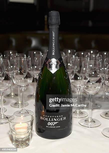 Bollinger Champagne at the after party for the "Spectre" pre-release screening hosted by Champagne Bollinger and The Cinema Society on November 5,...