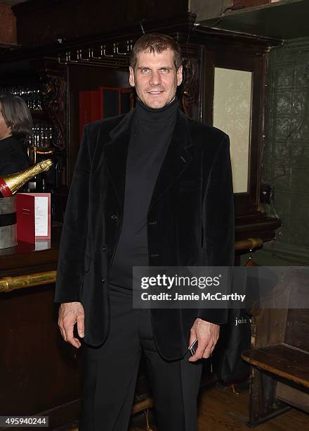 Alexei Yashin attends the the after party for the "Spectre" pre-release screening hosted by Champagne Bollinger and The Cinema Society on November 5,...